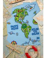 Cross Stitcher Project Pack - World Map XST356/357