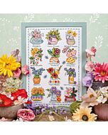 Cross Stitcher Project Pack - Issue 437 - Birth Flowers