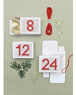 Rico Stitchable Advent Calendar Boxes - White