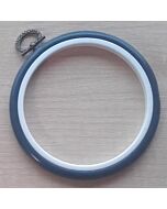 4in Round Coloured Flexi Hoop - Dark Blue