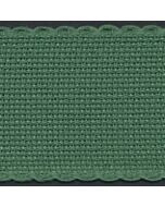 2in / 5cm Christmas Green Aida Band - 1m