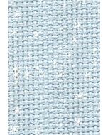 DMC 14 Count Iridescent Aida Blue 50 x 55cm (19.5 x 21.5in) - Fat Quarter