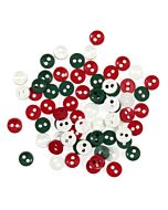 Craft Buttons - Christmas (4g Pack)