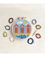  Simply Make Large Cross Stitch Kit - Beach Hut