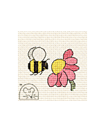 Mouseloft Funsize Cross Stitch Kit - Bee 00M-101mms