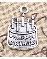 Birthday Cake Charms - Pack of 3