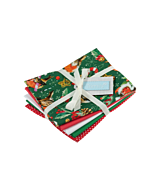 Green Robins FQ Christmas Fabric bundle