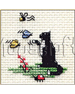 Mouseloft Curious Cat Cross Stitch Kit - 003-M02sml