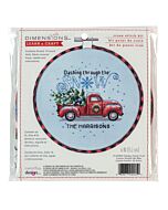 Wrapped Hoop Kits - Holiday Family Truck