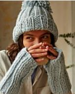 DMC Mindful Making - The Rhythm Rib Hat and Mitts Knitting Kit