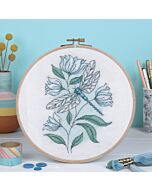 Cross Stitcher Project Pack - Dragonfly Dance - with hoop XST400