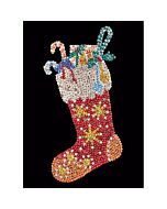  Simply Make Sequin Craft Kit - Christmas Stocking