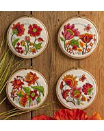 Cross Stitcher Project Pack - Flower Hoops XST347