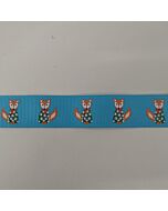 Winter Fox Ribbon - 19mm wide