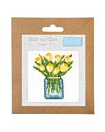 Trimits Yellow Tulips Cross Stitch Kit