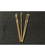 Gold Plated Tapestry Needles - Size 24 (Pack of 5)