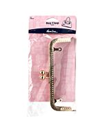 Hemline Bag Clasp Gold 180mm