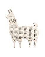 Cross Stitch Pre Punched Decoration - Llama