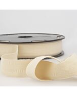 Trim: Twill Tape: Cotton: Ivory - one Meter