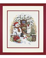 Dimensions Garden Shed Snowman - Cross Stitch Kit