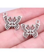 Butterfly Charms - Style E (pk of 3)