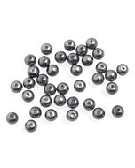 20cm x 6mm Glass Pearls: Silver Mix