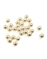 20cm x 8mm Glass Pearls: Cream
