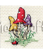 Mouseloft Toadstools Cross Stitch Kit - 003-M01sml