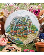 Cross Stitcher Project Pack - issue 385 - Hot House Heaven - with Hoop