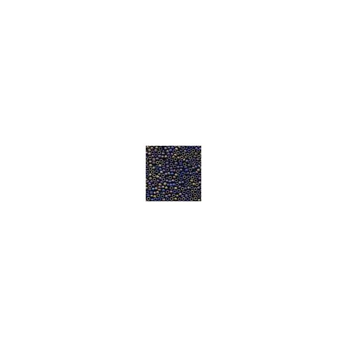 Antique Glass Beads 03013 - Stormy Blue Heather
