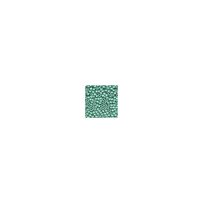 Antique Glass Beads 03561 - Satin Ice Green
