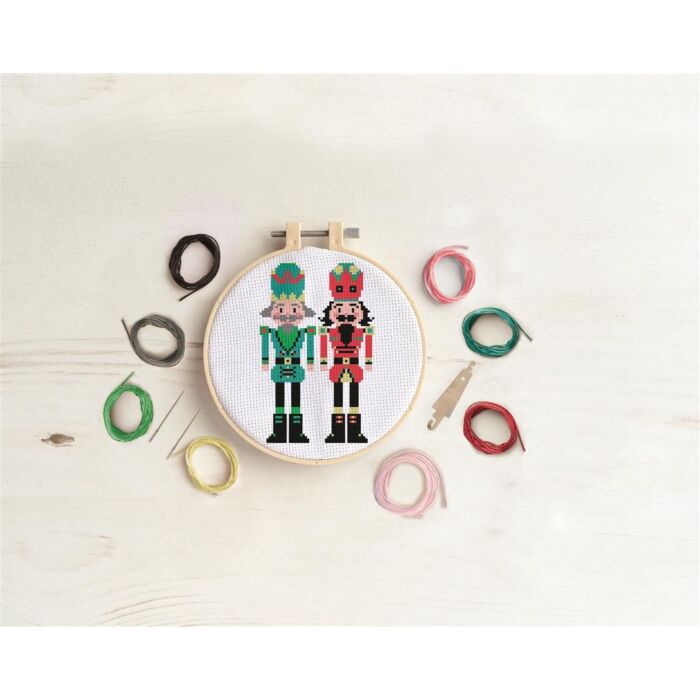  Simply Make Large Cross Stitch Kit - Nutcracker