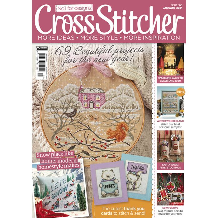 Cross Stitcher Magazine issue 365 January 2021