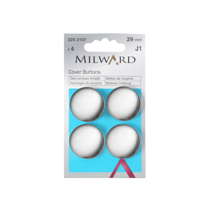 Self Cover Button Blanks - 29mm (Pack)