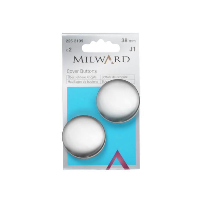 Self Cover Button Blanks - 38mm (Pack)