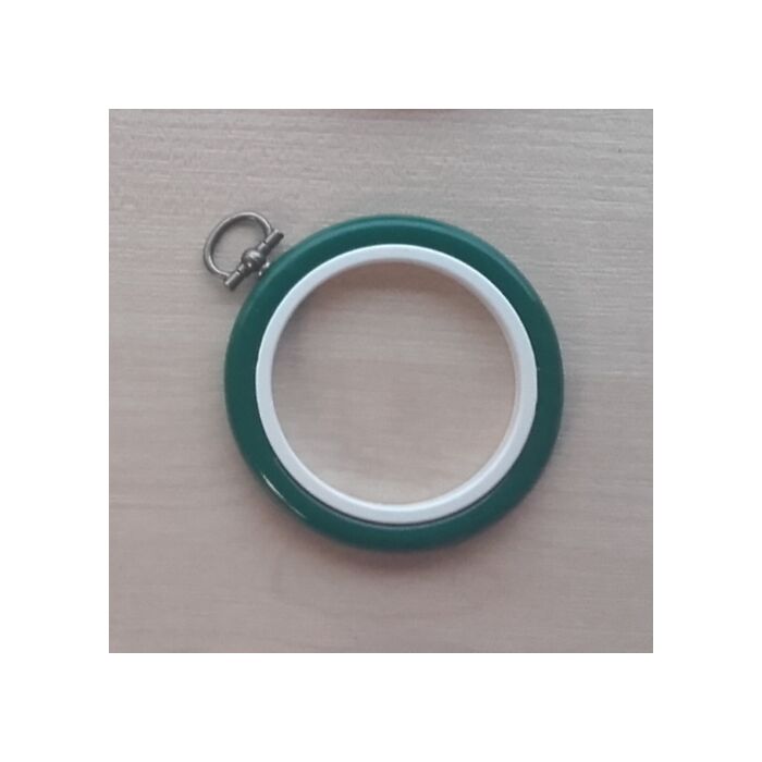 2.5in Round Coloured Flexi Hoop - Green