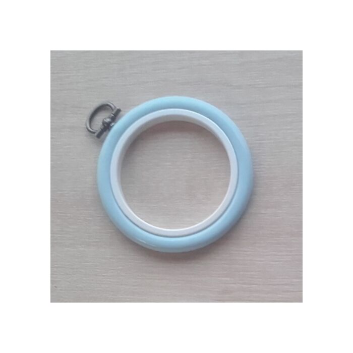 2.5in Round Coloured Flexi Hoop - Light Blue