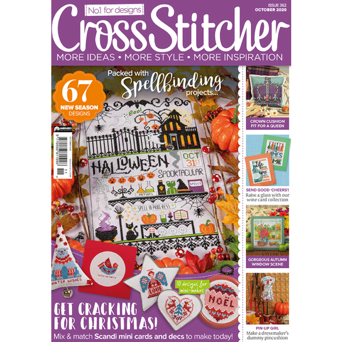 Cross Stitcher Magazine issue 362 October 2020