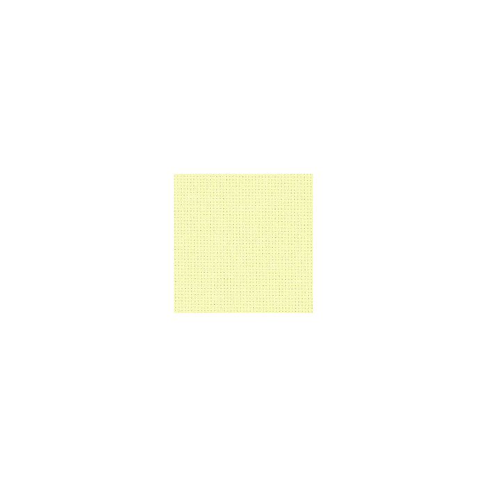 Zweigart 18 Count Aida Baby Yellow - Off Cut - 130 x 84 cm