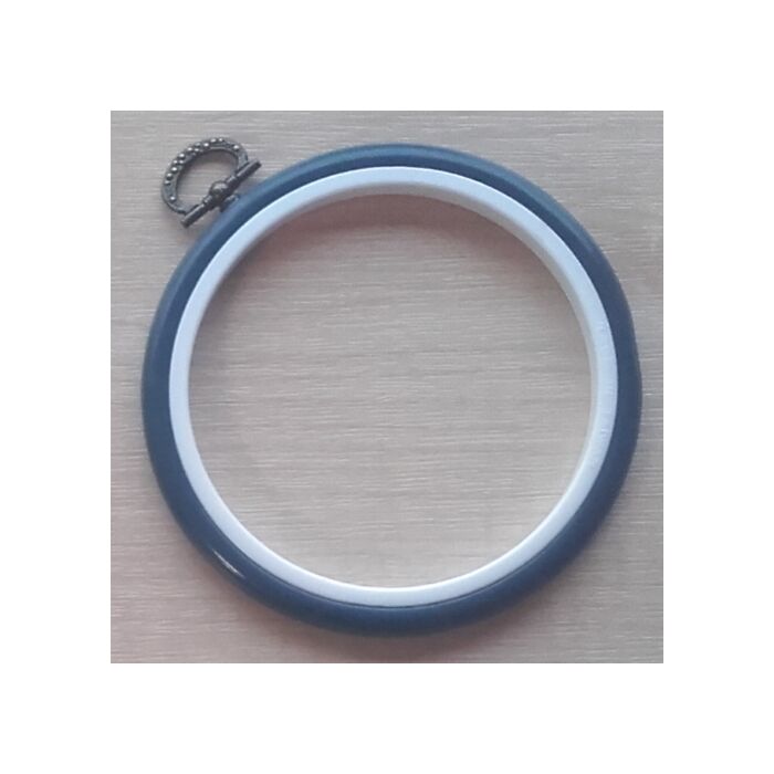 4in Round Coloured Flexi Hoop - Dark Blue