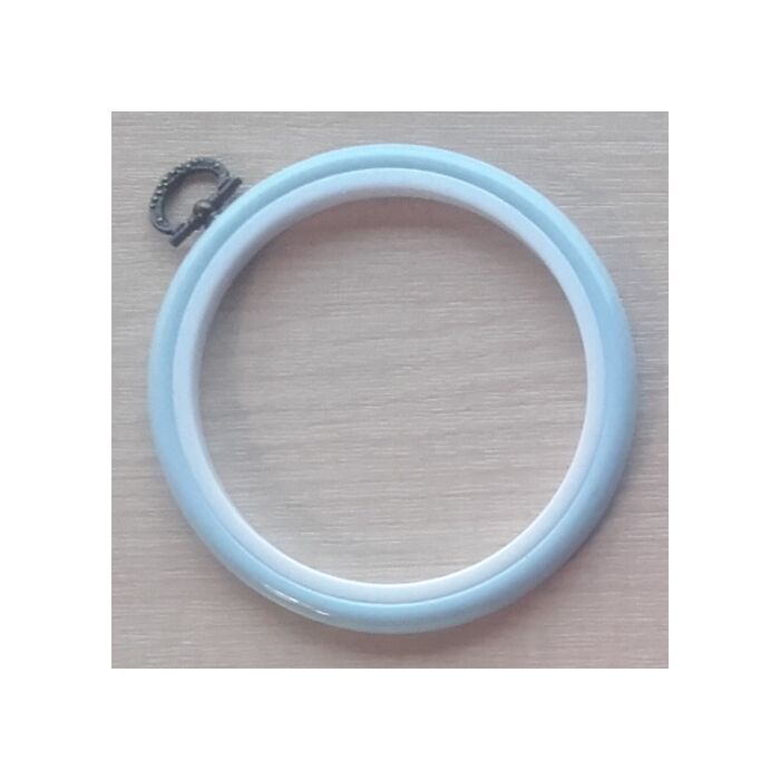 4in Round Coloured Flexi Hoop - Light Blue