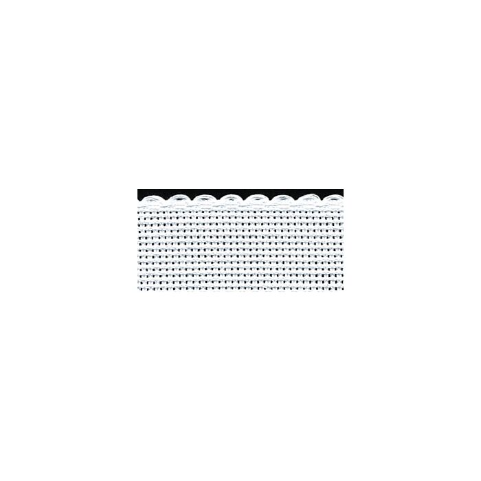 1.5in / 3cm White Aida Band - 1m