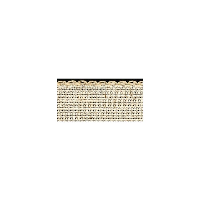 1.5in / 3cm Oatmeal Fleck (25% Linen) Aida Band - 1m