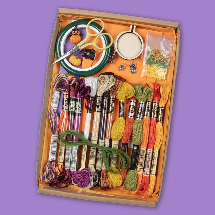Pumpkin Patch Thread Box