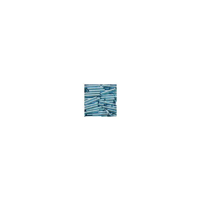 Large Bugle Beads 92054 - Aqua Ice