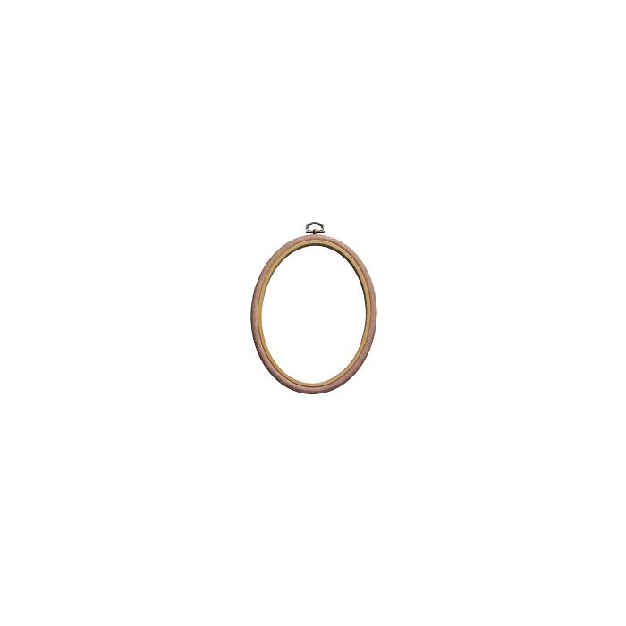 Oval Woodgrain Effect Flexi Hoops