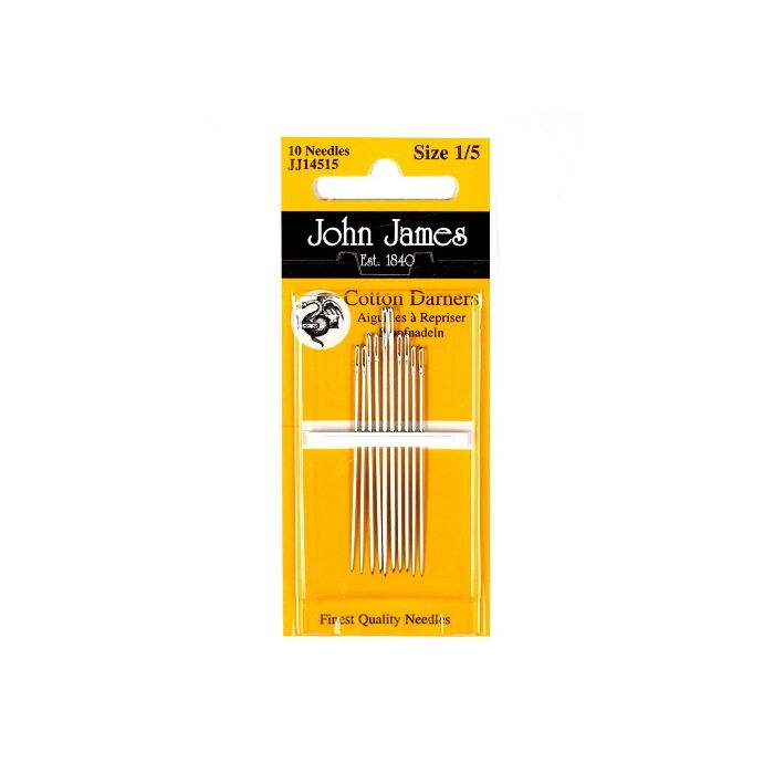 John James Cotton Darner Needles - Size 3/9