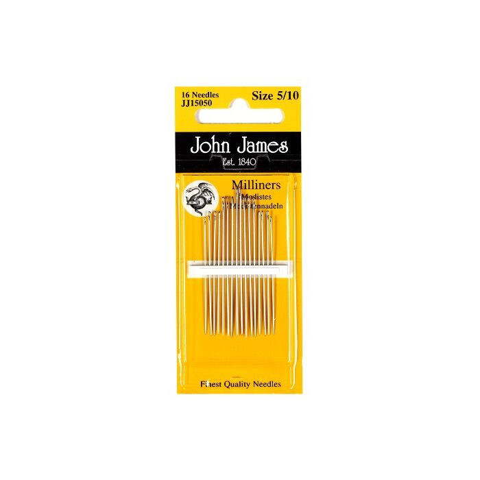John James Milliners Needles - Size 3/9