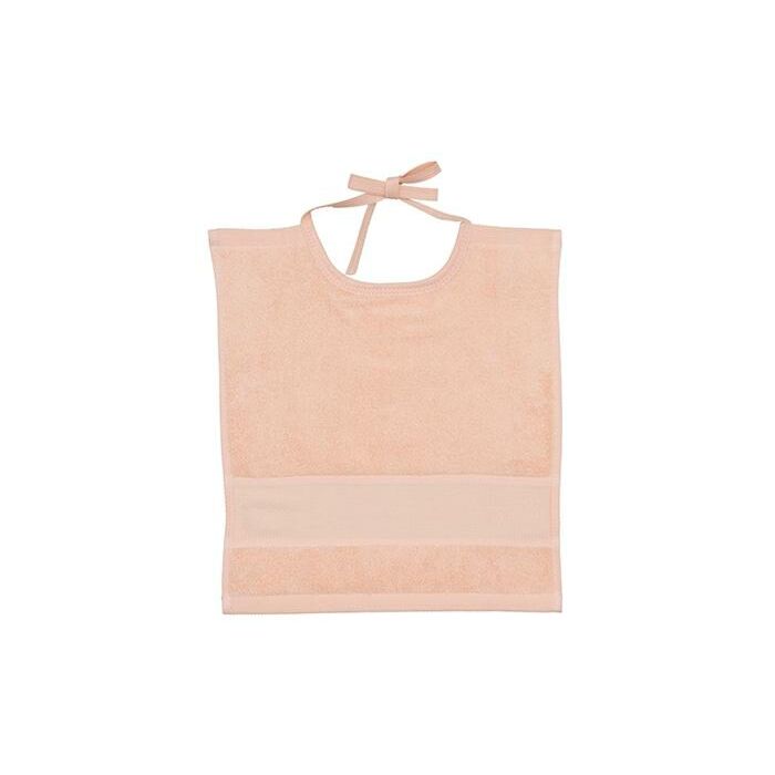 Rico Baby Tie on Bib - Apricot (30 x 34cm)