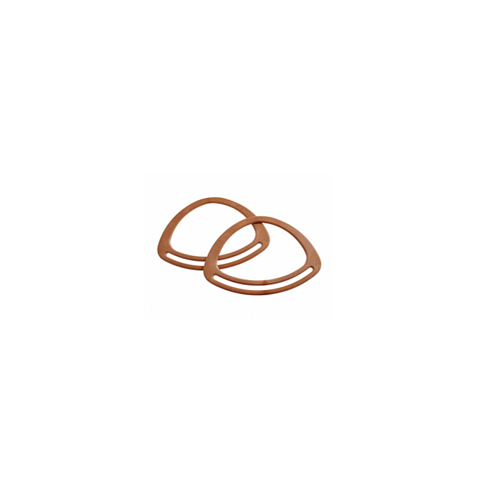 Oval Bag Handle - 7 inch Light Brown